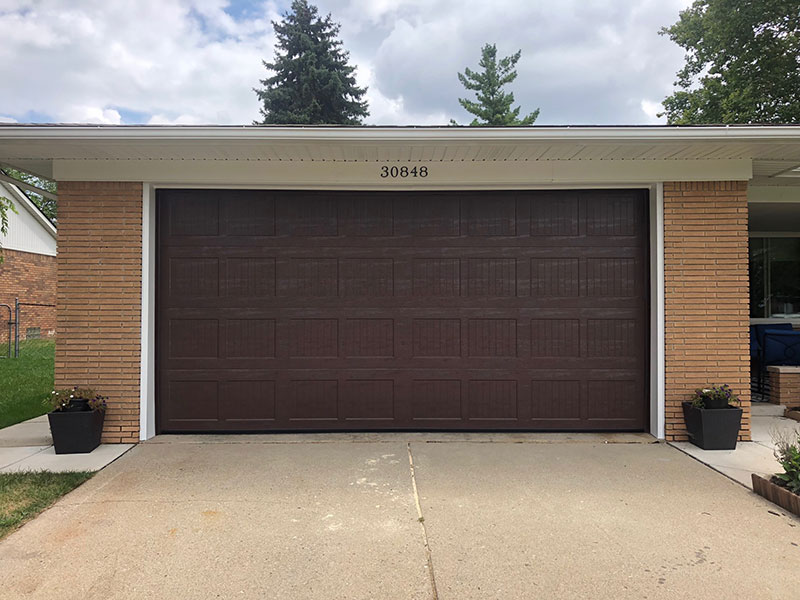 Modern Garage Door Jobs Michigan with Simple Decor